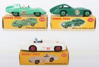 Three Boxed Dinky Toys Racing Car Models