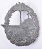 WW2 German Kriegsmarine Destroyers War Badge by Rudolf Souval