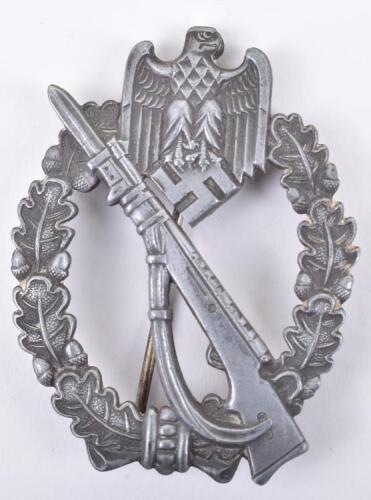 WW2 German Heer / Waffen-SS Infantry Assault Combat Badge by Fritz Zimmermann