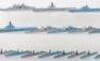 Collection of Tri-ang Minic 1:1200 scale Warships - 3