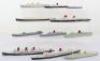 Collection of Tri-ang Minic 1:1200 scale Ocean Liners - 2