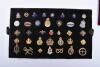 5x Display Boards of British Regimental Cap Badges, Enamel Badges, Buttons and Insignia - 3