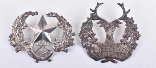 Hallmarked Silver Gordon Highlanders Glengarry Badge