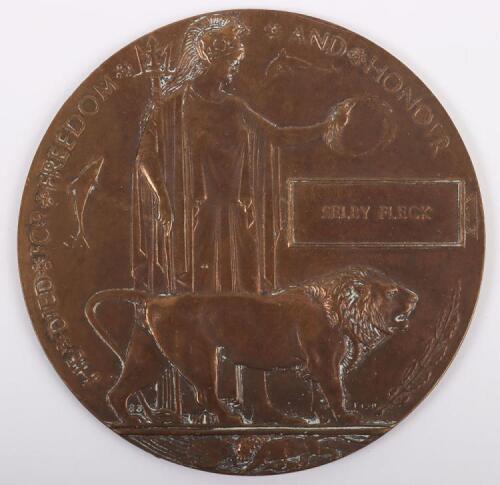 A Full Entitlement Great War Memorial Plaque to the Durham Light Infantry