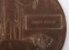 A Full Entitlement Great War Memorial Plaque to the Durham Light Infantry - 2