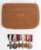 WW2 1941 Withdrawal from Greece Distinguished Service Cross Medal Group of Six to a Lieutenant Commander Who Survived the Loss of the Destroyer HMS Hereward off the Coast of Crete and was Taken Prisoner of War by the Italian Forces - 2