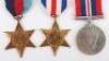 WW2 Bomber Command July 1944 Casualty Medal Group of Three - 3