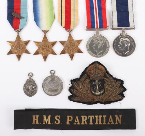 Second World War &lsquo;Friendly Fire&rsquo;, Killed in Action Medal Group of Five to a Submariner Who Was Mentioned in Despatches for his Part of the Sinking of a Vichy French Submarine