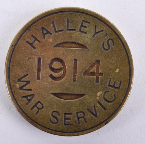 WW1 1914 Halley&rsquo;s War Service Badge