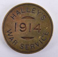 WW1 1914 Halley’s War Service Badge