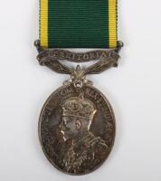 George V Efficiency Medal to the 6th Northumberland Fusiliers