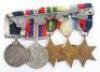 WW2 Royal Navy Longs Service Good Conduct Medal Group of Five HMS Snipe - 2