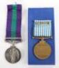 George VI General Service Medal and United Nations Korea Medal Middlesex Regiment, - 3