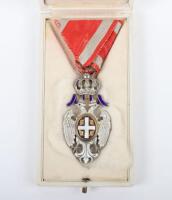 Serbia, Order of the White Eagle Civil Division, 2nd type, 5th Class