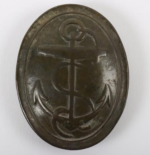 The Royal Navy, A Senior Petty Officers Oval Shoulder Belt Plate