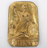 ‘County’ Fire Insurance, Chief Officers Brassard c1801-1814