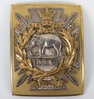 76th Regiment of Foot Officers Shoulder Belt Plate 1846-1855