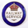 WW1 Railway Service Enamel Lapel Badge