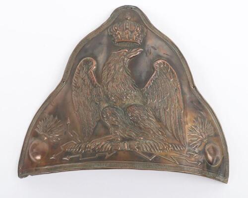 Copy of a French Napoleonic Grenadier Pied de la Garde Busby Plate