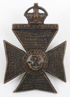 Scarce Edwardian Kings Royal Rifle Corps (K.R.R.C) Other Ranks Cap Badge Circa 1902-04
