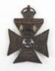 Scarce Edwardian Kings Royal Rifle Corps (K.R.R.C) Other Ranks Cap Badge Circa 1902-04 - 2