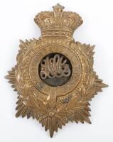 Victorian Army Service Corps Other Ranks Home Service Helmet Plate