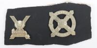 WW2 War Raised Unit Cap / Glengarry Badges