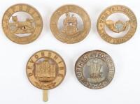 5x Other Ranks Helmet Plate Centres / Pagri Badges