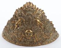 Victorian 17th (Duke of Cambridge’s Own) Lancers Other Ranks Helmet Plate