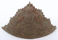 Post 1902 9th (Queen’s Royal) Lancers Other Ranks Helmet Plate