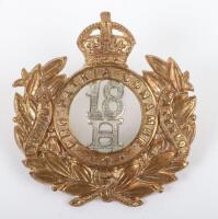 Scarce 18th Hussars 1902-04 Cap Badge