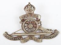 Rare Third Middlesex Royal Garrison Artillery Volunteers Cap Badge