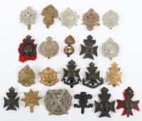 Selection of County of London Regiment Cap Badges