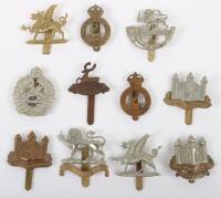 Selection of British Army Territorials Cap Badges