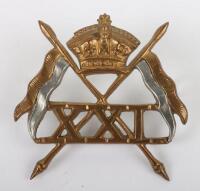 Rare Victorian 21st Lancers Cap Badge,