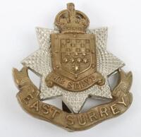 Scarce 13th (Wandsworth) Battalion East Surrey Regiment Cap Badge