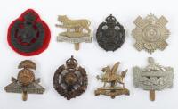 Grouping of Territorial Battalion Cap Badges