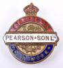 WW1 Engaged on War Work Pearson & Son Ltd Lapel Badge - 2