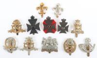 Selection of British Infantry Regiment Cap Badges