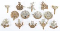 Selection of British Infantry Regiment Cap Badges