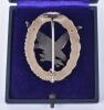 WW2 German Luftwaffe Wireless Operator Air Gunners Qualification Badge by C E Juncker Berlin - 4