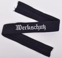 Third Reich Werkschutz Uniform Cuff Title