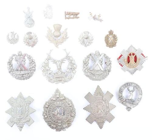 Grouping of Scottish Military Badges