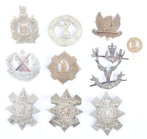 Grouping of Scottish Military Badges