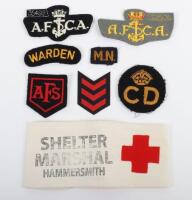 WW2 Hammersmith Shelter Marshal Red Cross Armband