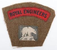 WW2 Royal Engineers Iceland Force Insignia