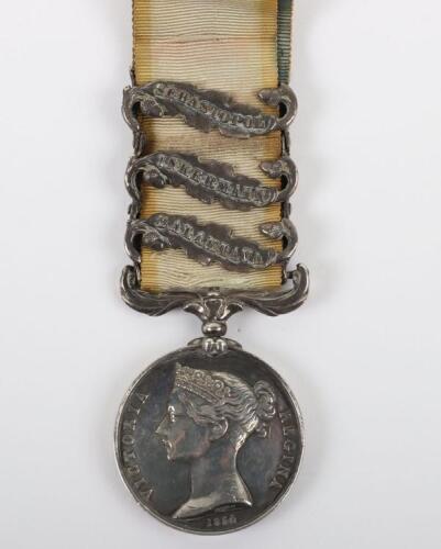 An Interesting Crimea Medal Awarded to an Artillery Driver Who Had Two Spells in a Civilian Jail During his Four and a Half Years of Service