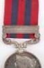 Indian General Service Medal 1854-95 for Perak HMS Ringdove - 3