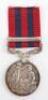 Indian General Service Medal 1854-95 for Perak HMS Ringdove - 4