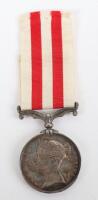 Indian Mutiny Medal Awarded to a Private of the 78th Highlanders Who Was Killed in Action On 12th August 1857 at Bashiratgunge